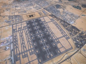 international airport runway 3Dモデル
