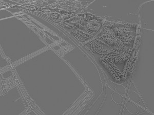 international airport runway 3D Модель