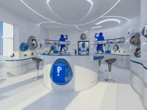 modern mobile shop interior 3D Model