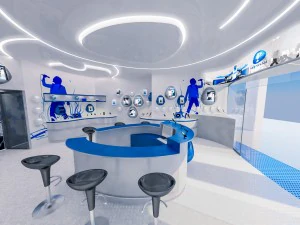 modern mobile shop interior 3D Model