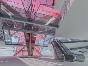 museum of automobile interior 3D Модель