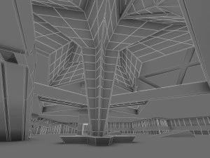 museum of automobile interior 3D Model