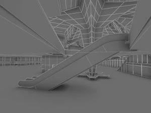 museum of automobile interior 3D Model
