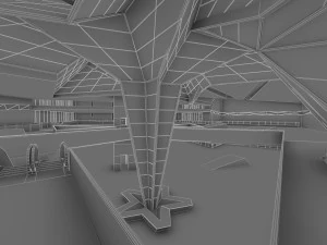 museum of automobile interior 3D Model