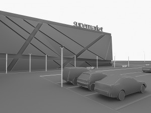 shopping mall 003 Modelo 3D