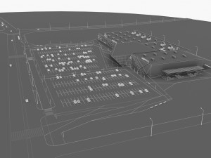 shopping mall 003 Modelo 3D