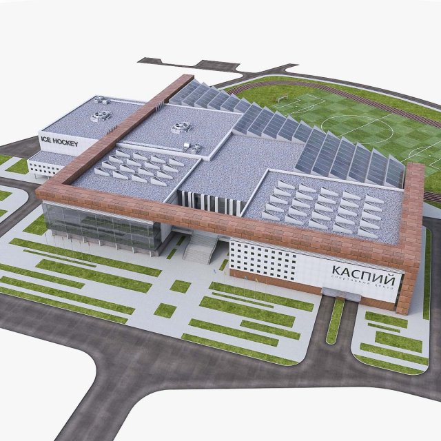 sport complex Modèle 3D .c4d .max .obj .3ds .fbx .stl .blend 