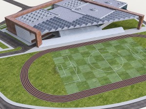 sport complex Modèle 3D
