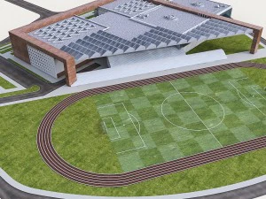 sport complex 3D Model