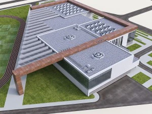 sport complex 3D Model