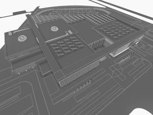 sport complex 3D Model