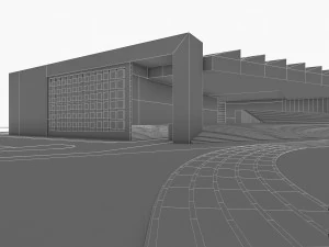 sport complex 3D Model