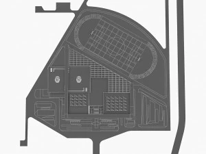 sport complex 3D Model