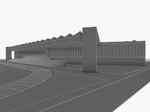 sport complex 3D Model