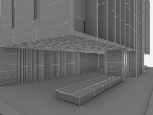 office building 08 3D Model