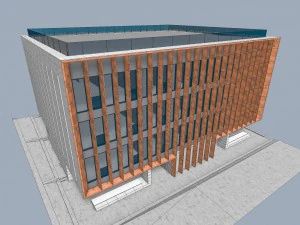 office building 08 3D Model