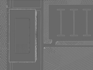 cultural center building Model 3D