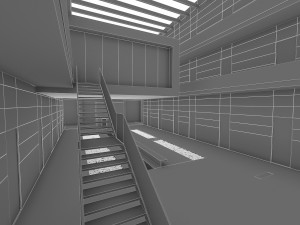 hall interior 3D Модель