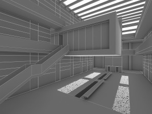 hall interior 3D Модель