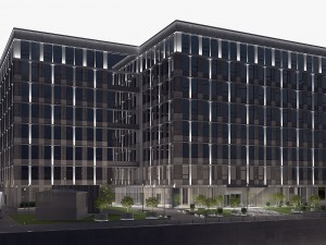 office building 01 Model 3D