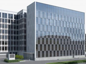 edificio de oficinas 01 Modelo 3D
