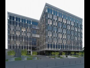 edificio de oficinas 01 Modelo 3D