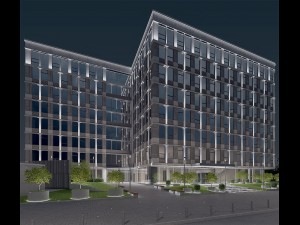 office building 01 Model 3D