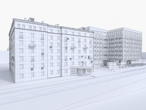 office building 01 Model 3D