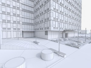 office building 01 Model 3D