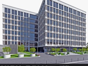 office building 01 3D Model