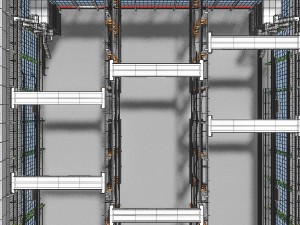 industrial interior 01 3D Model