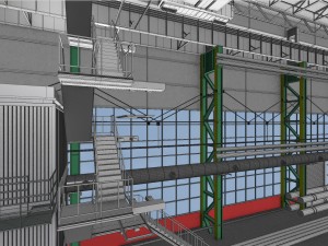 industrial interior 01 3D Model