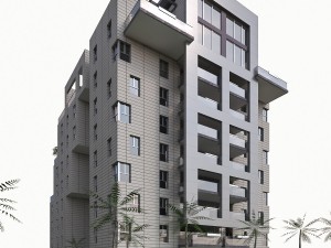 residential condominium buildings Modèle 3D