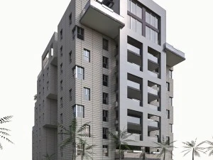 residential condominium buildings 3D Model