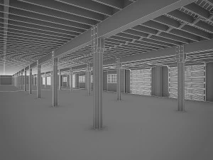 interior industrial Modelo 3D