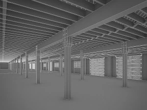 industrial interior 3D Model
