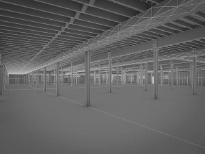 industrial interior 3D Model
