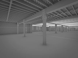 industrial interior 3D Model