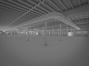 industrial interior 3D Model