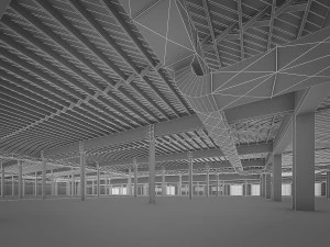 industrial interior 3D Model