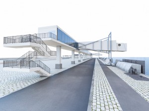 port gangway full set Model 3D