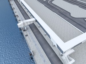 port gangway full set Model 3D