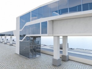 port gangway full set Model 3D