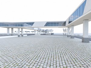 port gangway full set Model 3D