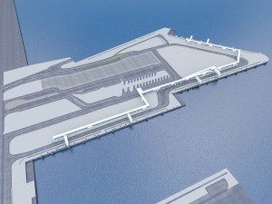 port gangway full set Model 3D