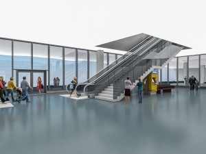port terminal building Modelo 3D