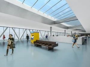 port terminal building 3D Model
