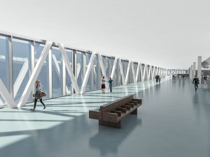port terminal building Modelo 3D