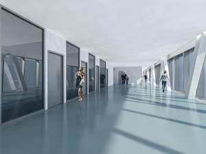 port terminal building Modelo 3D