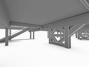 port terminal building 3D Model